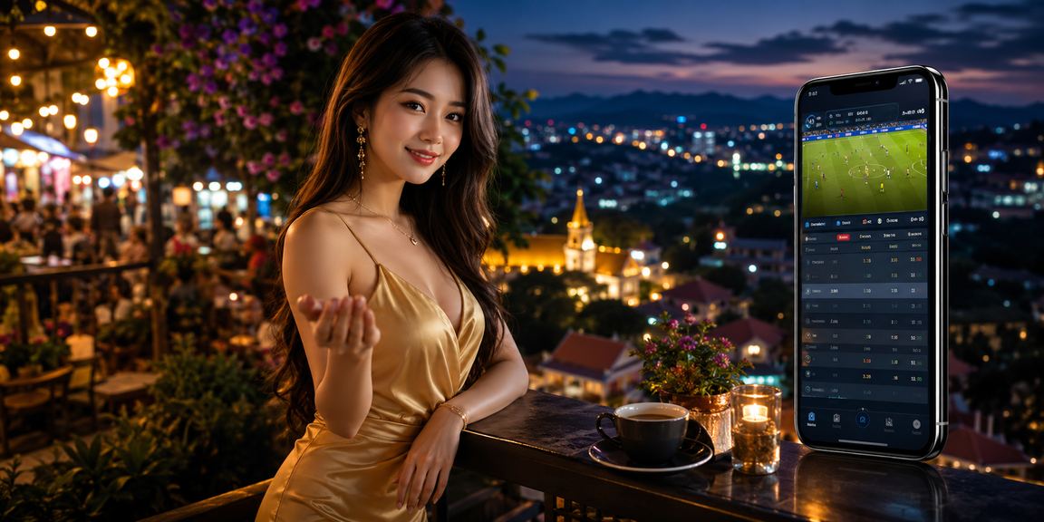 Người dùng đọc điều khoản dịch vụ trên điện thoại tại Đà Lạt với cà phê